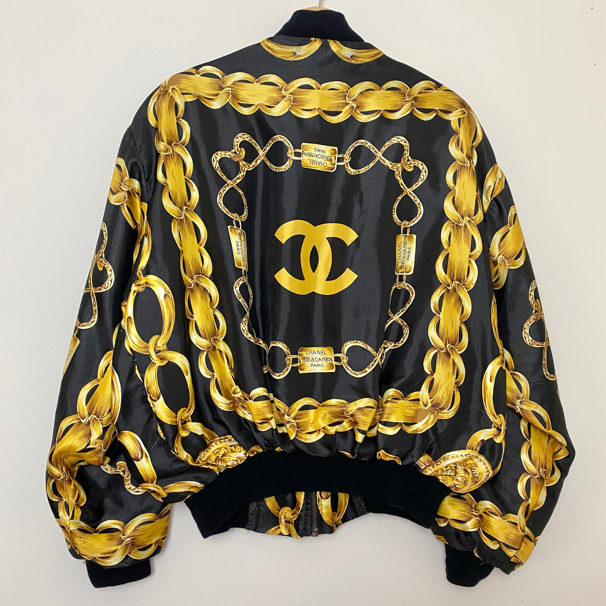 ジャケット・アウター vintage chanel bomber jacket junkmania vintage chanel bomber jacket junkmania