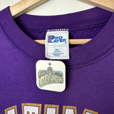 1997 Baltimore Ravens B-Shield Logo Crewneck