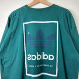 1990s Adidas Big Print Logo Tee