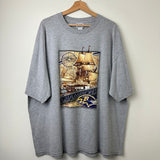 2001 Baltimore Ravens Super Bowl Pirate Ship Tee