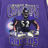 2001 Baltimore Ravens Ray Lewis Super Bowl Crewneck