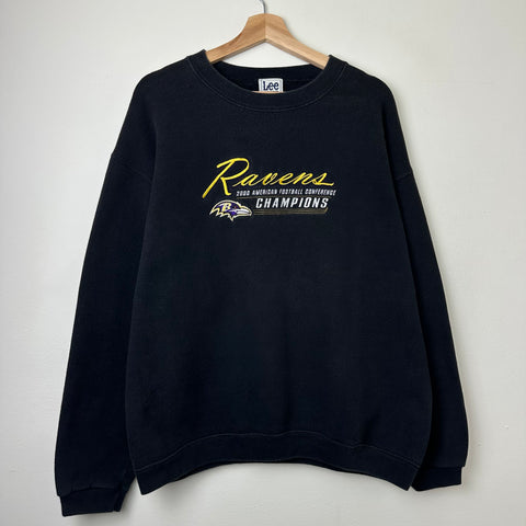 2000 Baltimore Ravens AFC Champions Crewneck