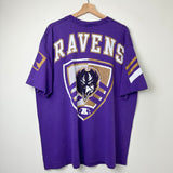 1997 Vintage Baltimore Ravens Wing Shield Logo Tee