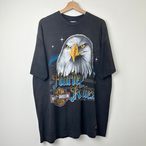 1988 Harley Rules Eagle Tee