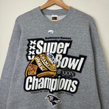 2001 Baltimore Ravens Super Bowl Ring Crewneck