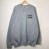 2001 Baltimore Ravens Super Bowl Schedule Crewneck