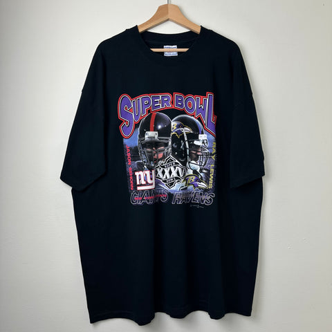 Vintage Super Bowl Ravens vs Giants Tee