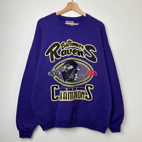 Vintage Baltimore Ravens AFC Champs Crewneck