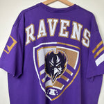 1997 Vintage Baltimore Ravens Wing Shield Logo Tee