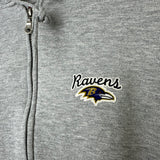 Y2K Baltimore Ravens Zip-Up Hoodie