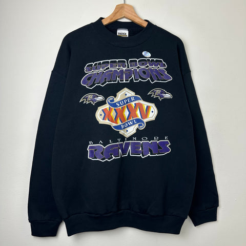 2001 Baltimore Ravens Super Bowl Champs Crewneck