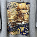 2001 Baltimore Ravens Super Bowl Pirate Ship Tee