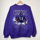 2001 Baltimore Ravens Ray Lewis Super Bowl Crewneck