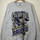 2001 Baltimore Ravens Ray Lewis Super Bowl Crewneck