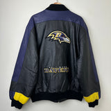 Vintage Baltimore Ravens Leather Jacket