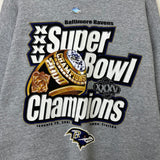 2001 Baltimore Ravens Super Bowl Ring Crewneck