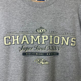 2001 Baltimore Ravens Super Bowl Spell Out Tee