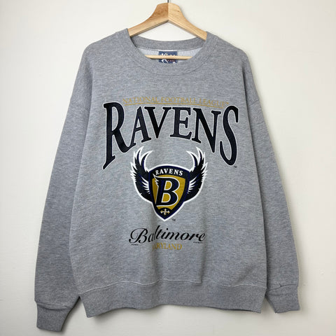 1996 Baltimore Ravens B-Shield Crewneck
