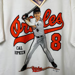 1990s Vintage Baltimore Orioles Cal Ripken Batter Tee