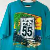 1990s Vintage Harley Davidson Beach Rally Tee