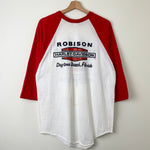 1985 Vintage Harley Bike Week Daytona Beach Raglan Tee