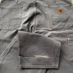 Y2K Vintage Carhartt Double Knee Pants Grey 38X32