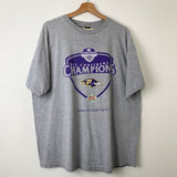 2001 Vintage Nike Baltimore Ravens AFC Champs Tee