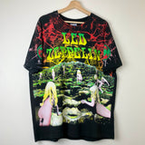 1992 Vintage Led Zeppelin House Of The Holy All Over Print Band Tee