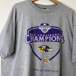 2001 Vintage Nike Baltimore Ravens AFC Champs Tee